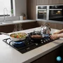 Cooktop Invita à Gás em Vidro Black 5 Queimadores Bivolt 90cm