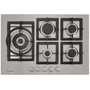 Cooktop Quadratto Elettromec 5 Queimadores a Gás 75 cm Bivolt