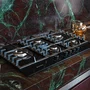 Cooktop Vetro Elettromec 5 Queimadores a Gás Vitrocerâmico 90 cm Bivolt