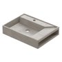 Cuba de Apoio Docol com Mesa Direita DocolConcreta 60x45x12cm