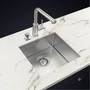Cuba de Embutir Anti-ruído Tramontina Design Collection Quadrum 45 U Válvula com Escape