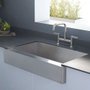 Cuba de Semiencaixe Farmsink Kohler Vault em Inox