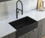Cuba DeBacco Primaccore Farm Sink 700 PVD Nano Black Em Aço Inox 1.2mm