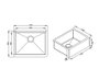 Cuba DeBacco Primaccore Farm Sink 700 PVD Nano Black Em Aço Inox 1.2mm