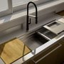 Módulo Workstation Mekal WS-1260 Embutir ou Sobrepor 3 Níveis 126x42cm Inox