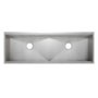 Módulo Workstation Mekal WS-1260 Embutir ou Sobrepor 3 Níveis 126x42cm Inox