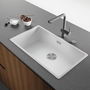 Cuba Maris Bowl Fragranite Polar White 72x40cm Franke Branco