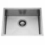 Cuba Simples de Embutir ou Sobrepor Rubinettos Gourmet Quadro Inox Escovado