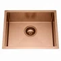 Cuba Simples de Embutir ou Sobrepor Rubinettos Gourmet Quadro Rose Gold Escovado