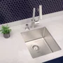 Cuba de Embutir Anti-ruído Tramontina Design Collection Quadrum 34 U Inox Escovado
