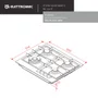 Cooktop Luce Elettromec 5 Queimadores a Gás Step Flame 75 cm Bivolt
