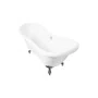 Banheira Antígua Immersi Freestanding com Pés Cromados 2 Pessoas 175x73x77