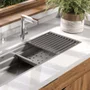 Bandeja Profunda Perfurada Deslizante Mekal em Inox para Workstation