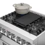 Fogão a Gás Elettromec Professional Forno Elétrico com Chapa Bistequeira 90cm 220V