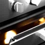 Forno a Gás de Embutir  Crissair Modelo CFE60 91LT e Grill Dourador Elétrico em Aço Inox  220V