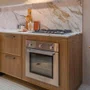 Forno a Gás de Embutir Luce Elettromec Convecção 68 Litros 60cm 220V