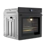 Forno de Embutir a Vapor Elettromec Black Matte 60cm 220v