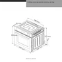 Forno Elétrico de Embutir Sole Elettromec a Vapor 67L 60cm 220V