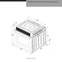 Forno Elétrico de Embutir Sole Elettromec Multifunção Digital 67L 60cm 220V