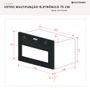 Forno Elétrico de Embutir Vetro Elettromec Multifunção 78L 75cm 220V