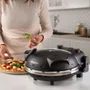 Forno de Pizza Elétrico Ariete 917 com Pedra Refratária Antiaderente Preto