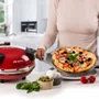 Forno de Pizza Elétrico Ariete 909 com Pedra Refratária Antiaderente Vermelho