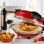 Forno de Pizza Elétrico Ariete 909 com Pedra Refratária Antiaderente Vermelho