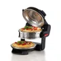 Forno de Pizza Elétrico Duplo Ariete 927 com Pedra Refratária Antiaderente Preto