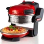 Forno de Pizza Elétrico Duplo Ariete 927 com Pedra Refratária Antiaderente Vermelho