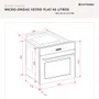 Forno Micro-ondas Combinado Vetro Elettromec 40 Litros 60cm 220V