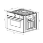 Forno Micro-Ondas Elettromec Sole a Vapor Digital Inox 45L 220V