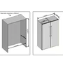 Freezer Inox Duo Elettromec 242L Freestanding Inverter FZ-DU-242-XX-2XXA