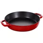 Frigideira Staub Redonda com Duas Alças Ferro Fundido Cereja 26cm