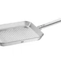 Frigideira Zwilling Plus Quadrada SIGMA Clad 3ply Inox 24cm