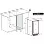 Frigobar Elettromec Inox 88 Litros Built-In 220V- Abertura Esquerda
