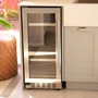 Frigobar Elettromec Inox 88 Litros Built-In 220V- Abertura Esquerda FB-BI-88-XV-2VPA