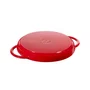 Grelha Redonda com Alça em Ferro Fundido Grill Pans Staub 28cm Cereja