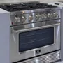 Fogão a Gás Elettromec Professional Forno a Gás 126L Inox 36" 127V