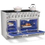 Fogão a Gás Elettromec Professional 2 Fornos a Gás 100L e 56L 48" 127V