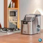 Ice Maker Invita Portátil em Inox Abastecimento Duplo 20kg/Dia