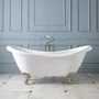 Banheira Antígua Immersi Freestanding com Pés Cromados 2 Pessoas 175x73x77