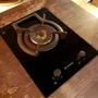 Cooktop Dominó Vetro Elettromec Dual Flame a Gás Vitrocerâmico 38 cm Bivolt
