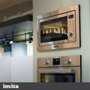 Micro-ondas de Embutir em Inox Invita Com Prato Giratório e Grill 25L 220v