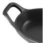 Mini Prato Oval Staub Ferro Fundido 15x11cm Cinza Grafite
