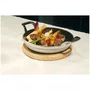 Mini Prato Redondo Staub Ferro Fundido 12cm Cinza Grafite