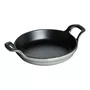 Mini Prato Redondo Staub Ferro Fundido 12cm Cinza Grafite