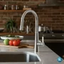 Misturador de Cozinha Kromma Gourmet Classic Cromado com Bica Alta Extensível