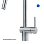 Misturador Monocomando de Mesa Leda Neo com Bica em J Alta Extensível Franke Inox