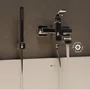 Misturador Monocomando de Parede Purus Matt  Black Immersi