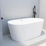 Misturador Monocomando de Piso  Amazon com Ducha Manual Matt Black Immersi